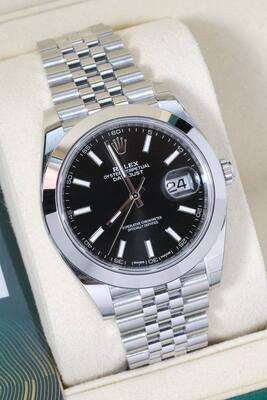 Rolex Oyster Perpetual date just 41 mm Black